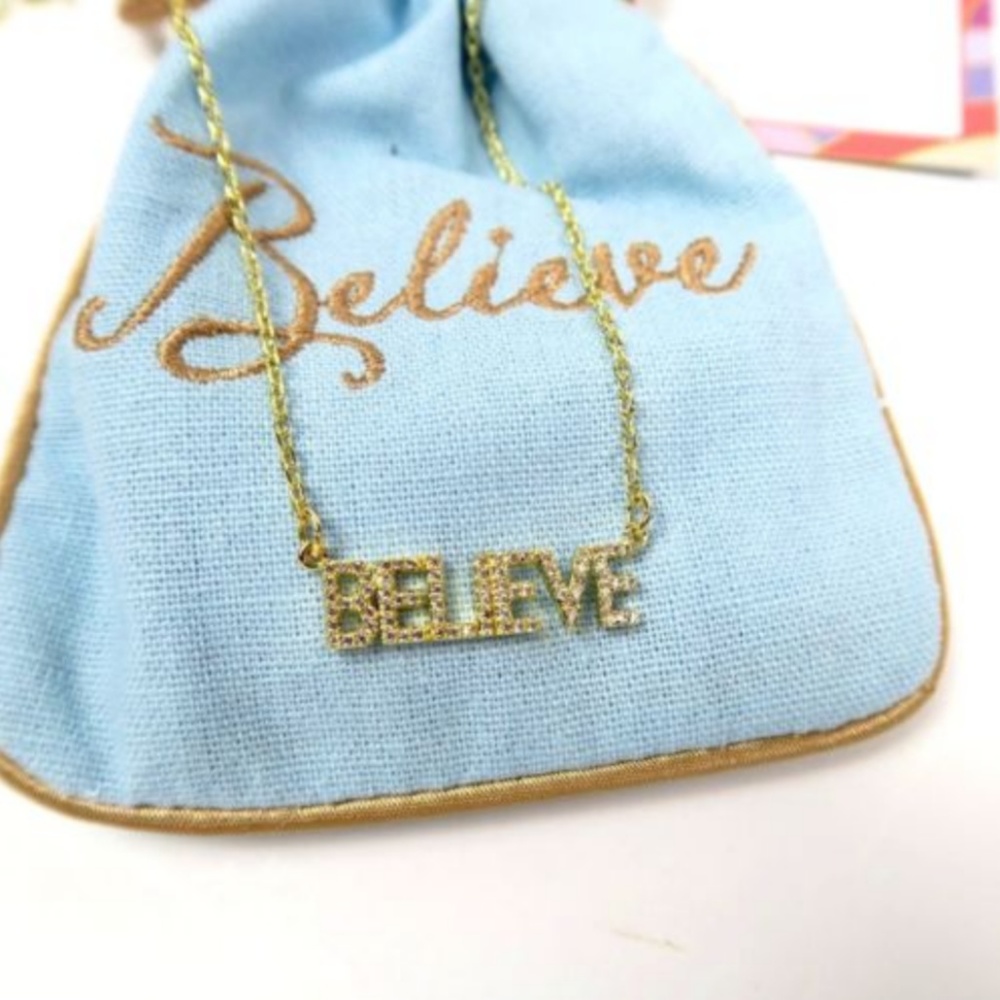 New lulu dk Believe Necklace Adjustable $74 Gold